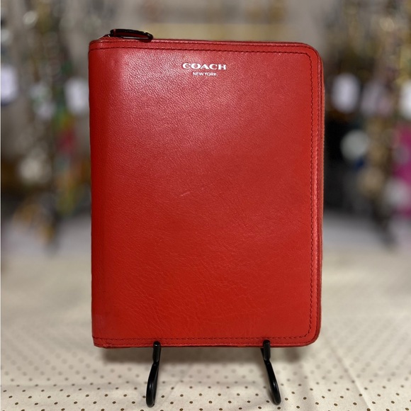 Coach Accessories - COACH Leather notebook with original notepad